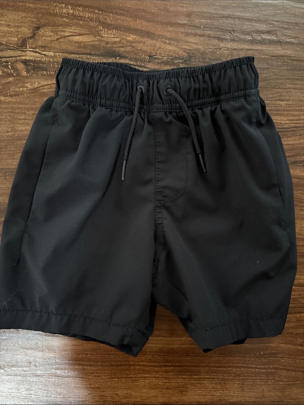 GAP Boys Black Elastic Drawstring Shorts